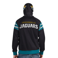 Jacksonville Jaguars Pro Player Helmet Full-Zip Hooded Track Jacket - Black/Teal outlet