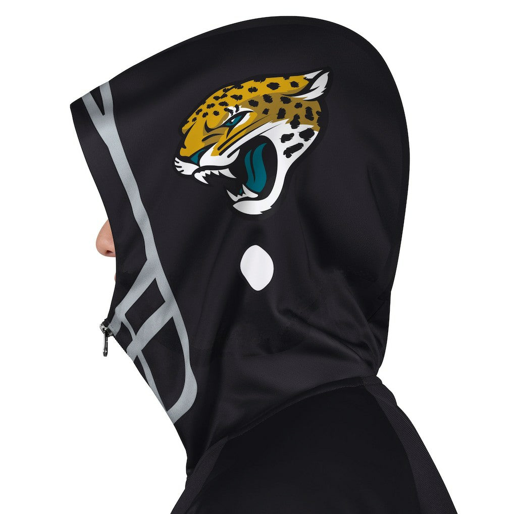 Jacksonville Jaguars Pro Player Helmet Full-Zip Hooded Track Jacket - Black/Teal outlet