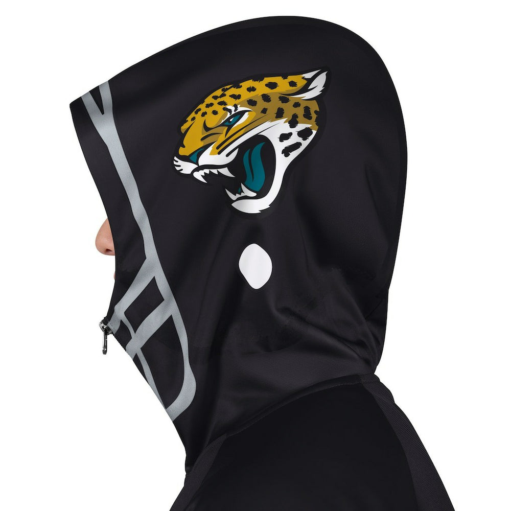 Jacksonville Jaguars Pro Player Helmet Full-Zip Hooded Track Jacket - Black/Teal outlet