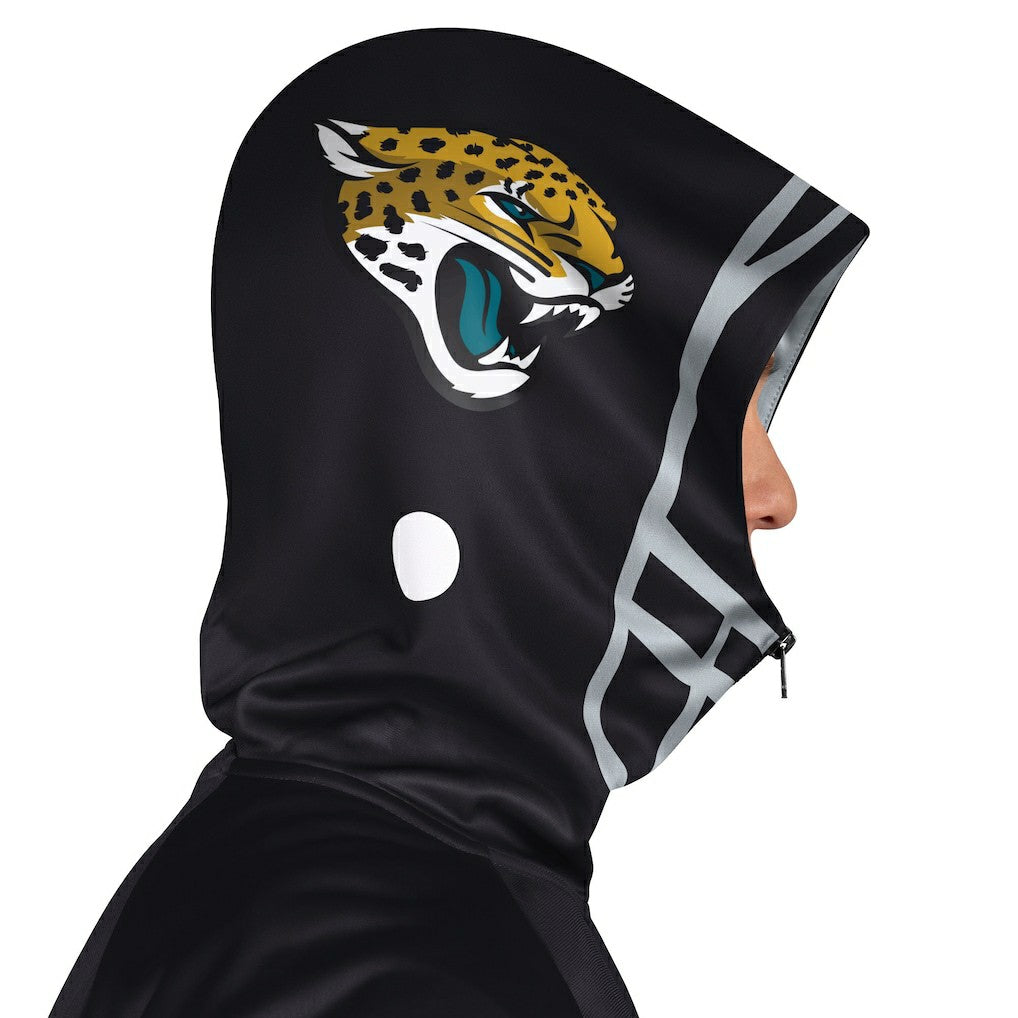 Jacksonville Jaguars Pro Player Helmet Full-Zip Hooded Track Jacket - Black/Teal outlet