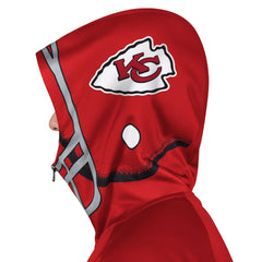 Kansas City Chiefs Pro Player Helmet Full-Zip Hooded Track Jacket - Red/Gold on sale