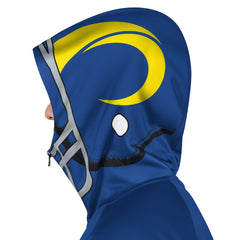 Los Angeles Rams Pro Player Helmet Full-Zip Hooded Track Jacket - Royal/Gold sale