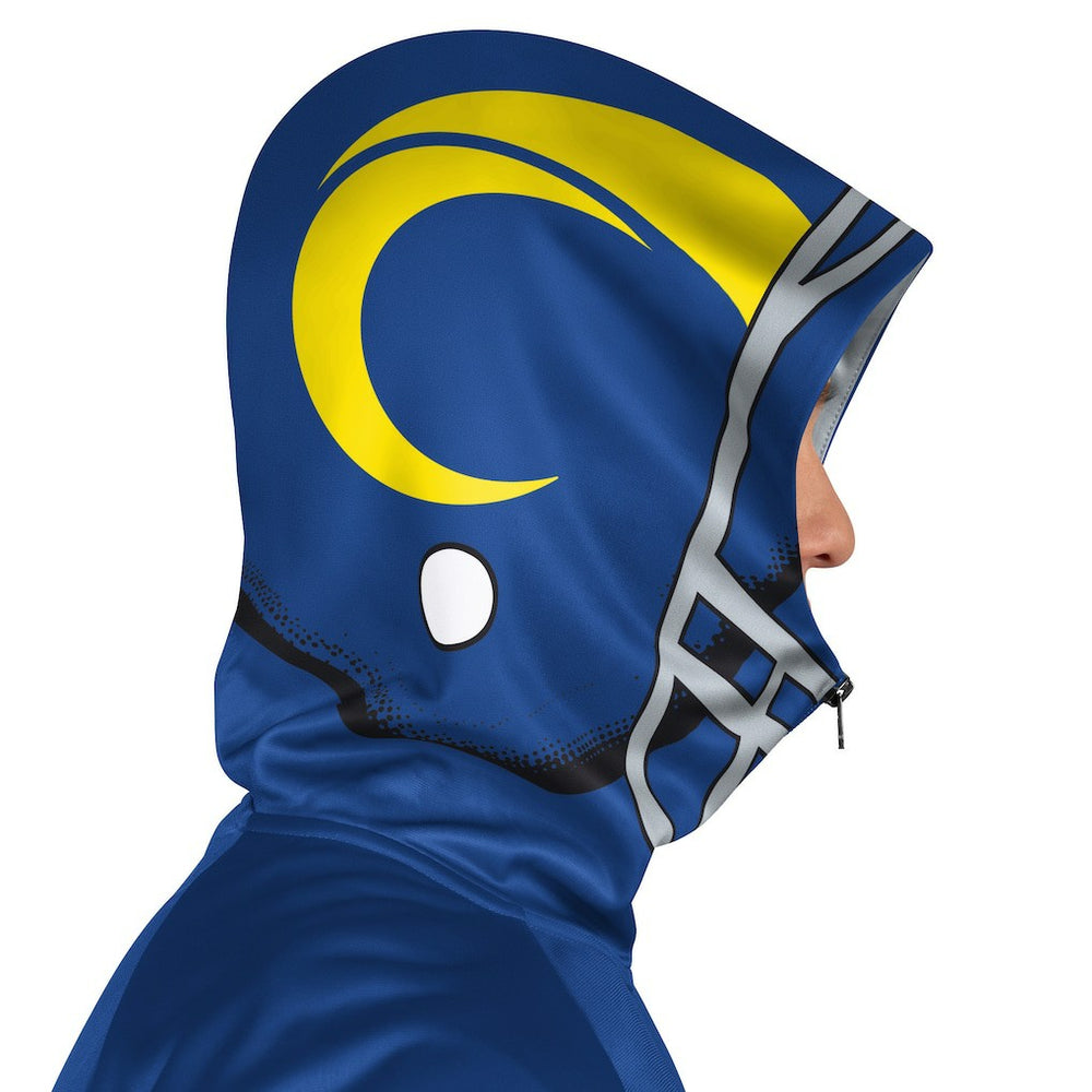 Los Angeles Rams Pro Player Helmet Full-Zip Hooded Track Jacket - Royal/Gold sale
