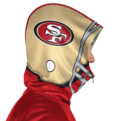 San Francisco 49ers Pro Player Helmet Full-Zip Hooded Track Jacket - Scarlet/Gold outlet