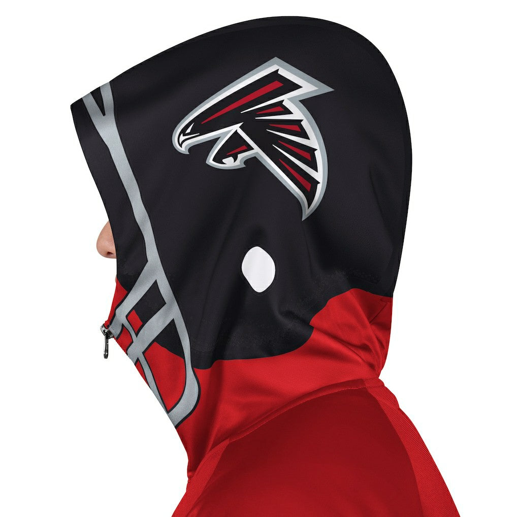 Atlanta Falcons Pro Player Helmet Full-Zip Hooded Track Jacket - Red/Black on sale