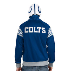 Indianapolis Colts Pro Player Helmet Full-Zip Hooded Track Jacket - Royal/White on sale