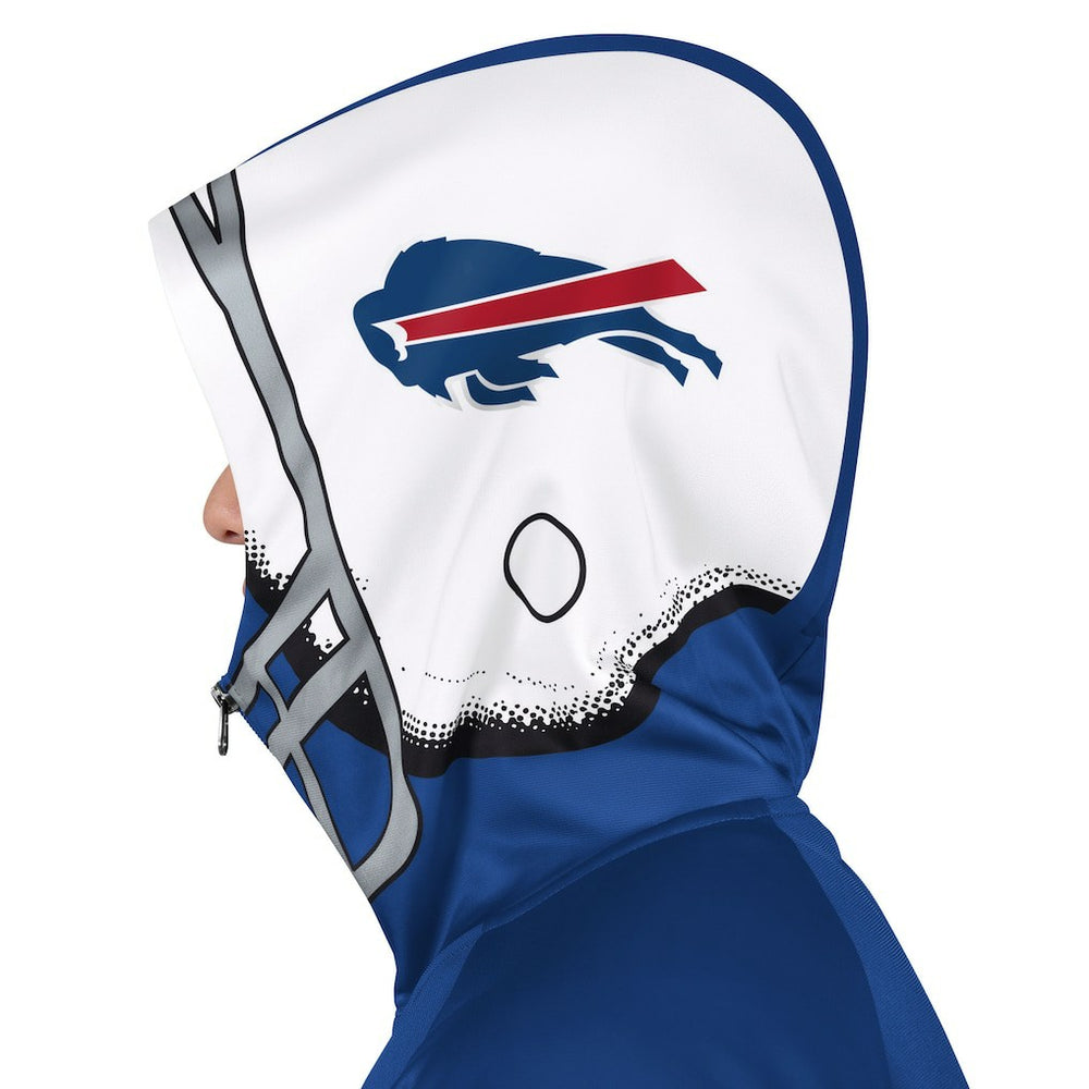 Buffalo Bills Pro Player Helmet Full-Zip Hooded Track Jacket - Royal/White for sale