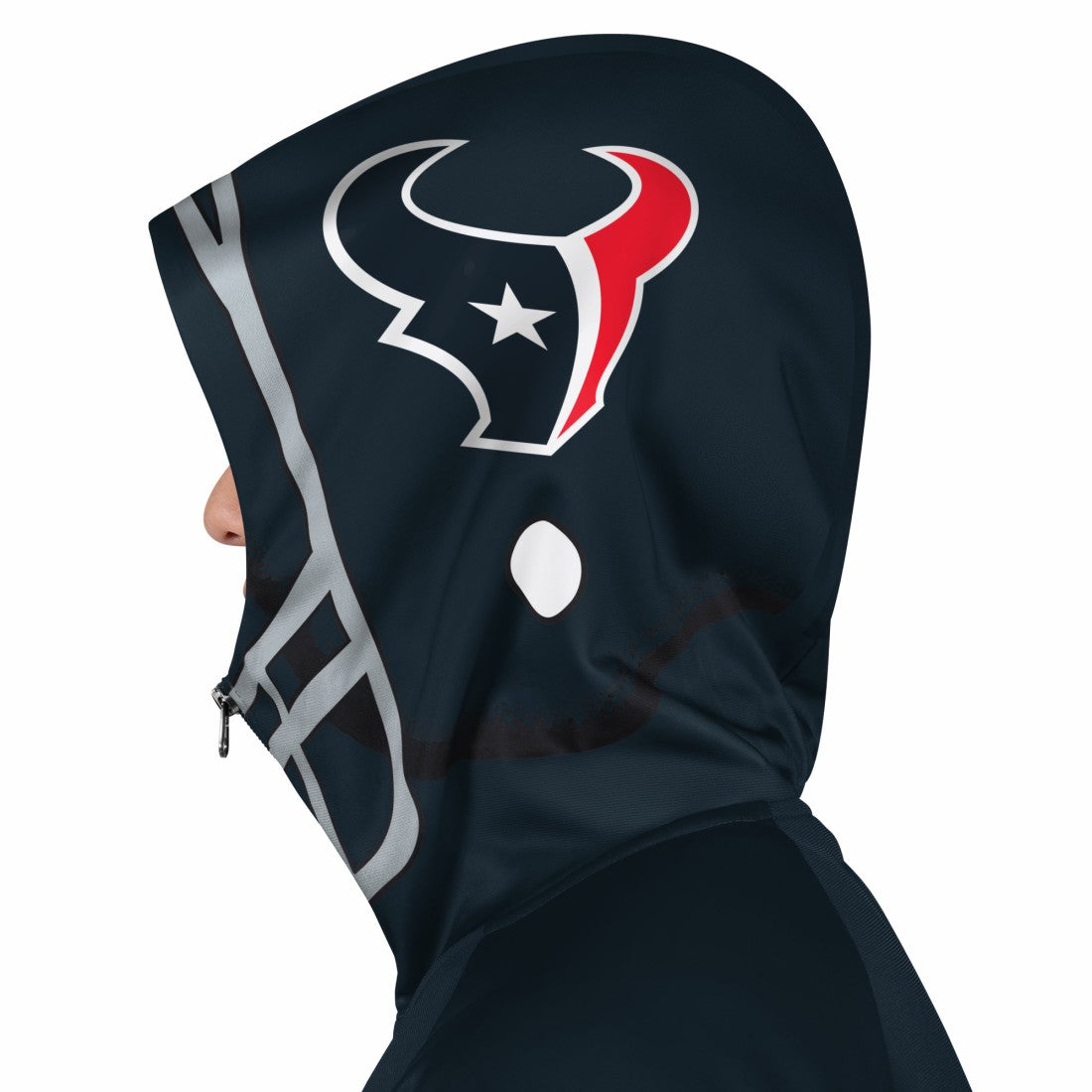 Houston Texans Pro Player Helmet Full-Zip Hooded Track Jacket - Navy/Red outlet