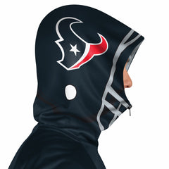 Houston Texans Pro Player Helmet Full-Zip Hooded Track Jacket - Navy/Red outlet
