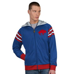 Buffalo Bills Pro Player Retro Helmet Full-Zip Hooded Track Jacket - Royal/Red online