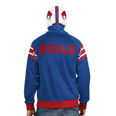 Buffalo Bills Pro Player Retro Helmet Full-Zip Hooded Track Jacket - Royal/Red online