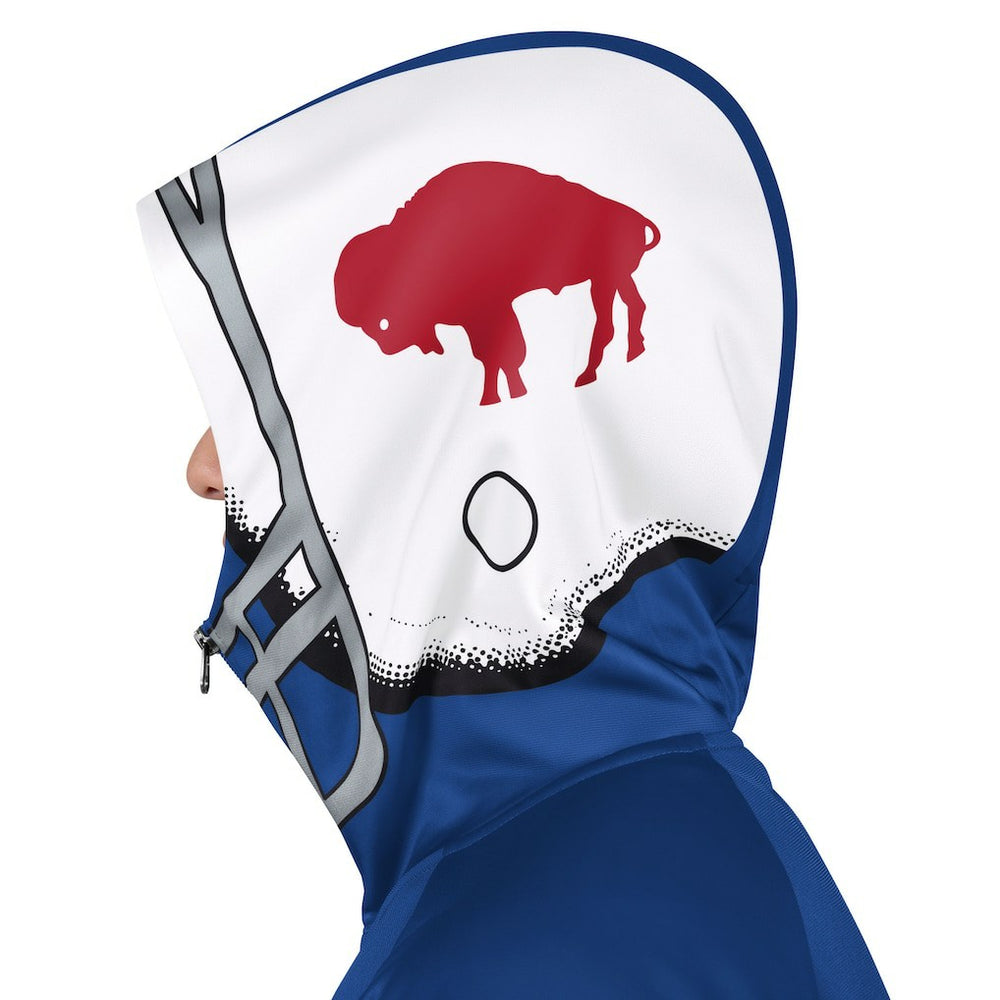 Buffalo Bills Pro Player Retro Helmet Full-Zip Hooded Track Jacket - Royal/Red online