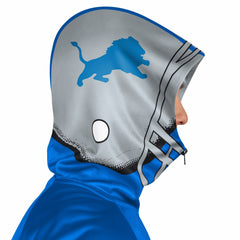 Detroit Lions Pro Player Retro Helmet Full-Zip Hooded Track Jacket - Blue/Silver discount