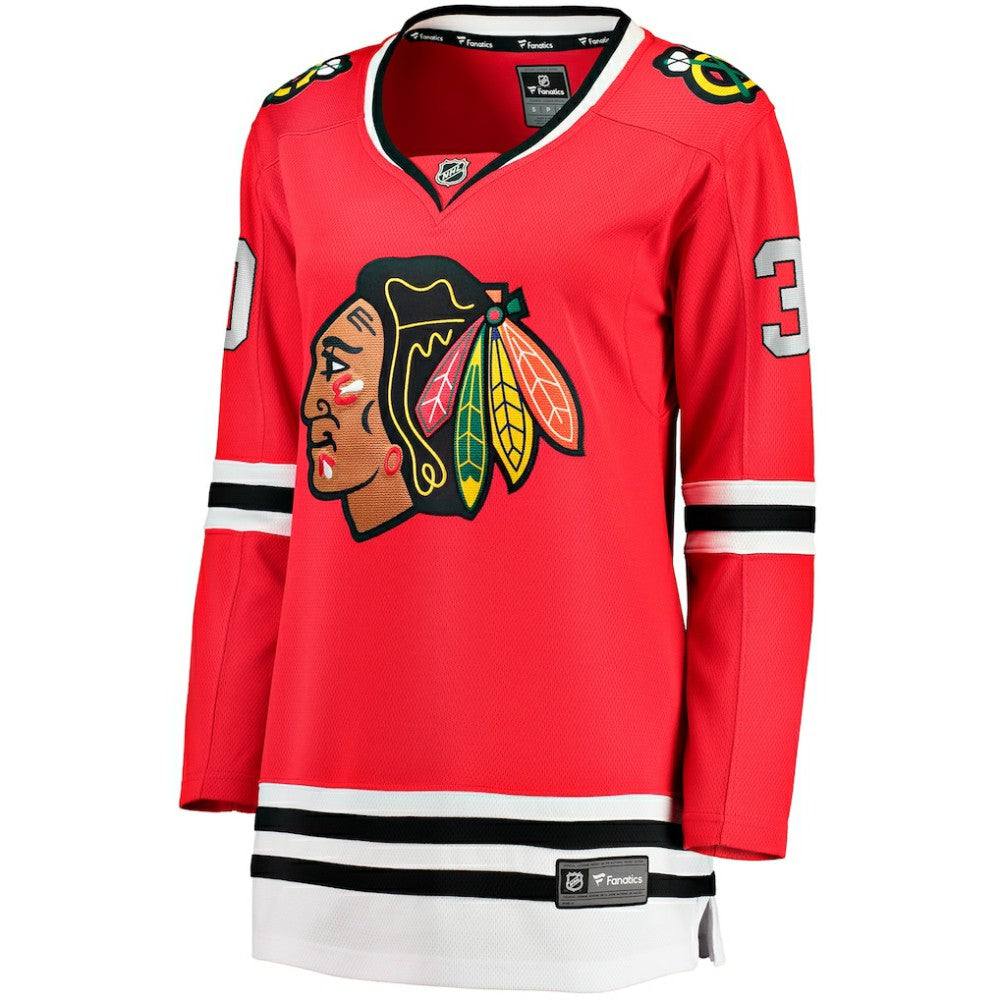 Spencer Knight Chicago Blackhawks Fanatics Women's Home Breakaway Player Jersey - Red Jerseys