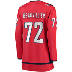 Anthony Beauvillier Washington Capitals Fanatics Women's Home Breakaway Player Jersey - Red Jerseys