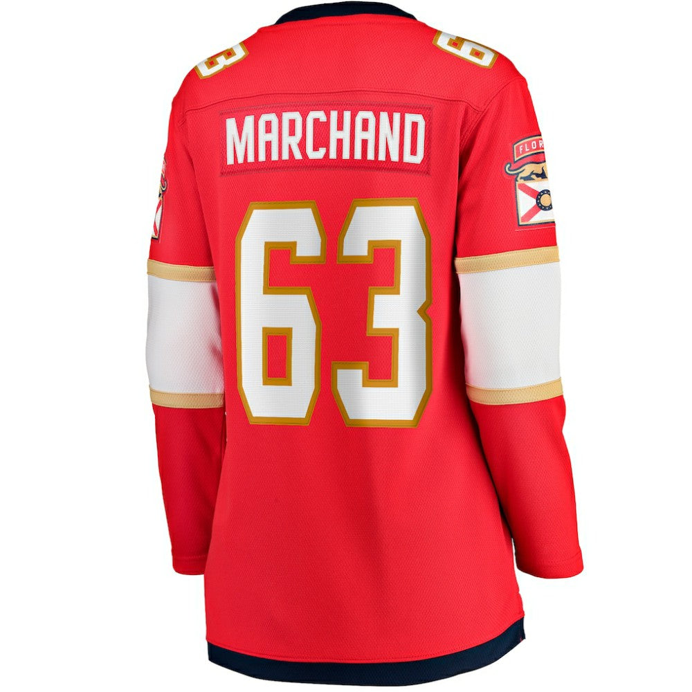 Brad Marchand Florida Panthers Fanatics Women's Home Breakaway Player Jersey - Red Jerseys