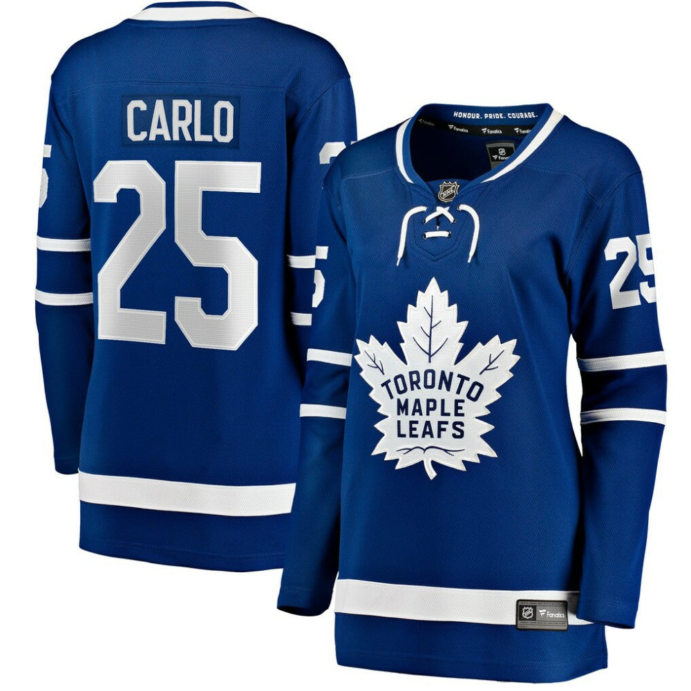 Brandon Carlo Toronto Maple Leafs Fanatics Women's Home Breakaway Player Jersey - Blue Jerseys