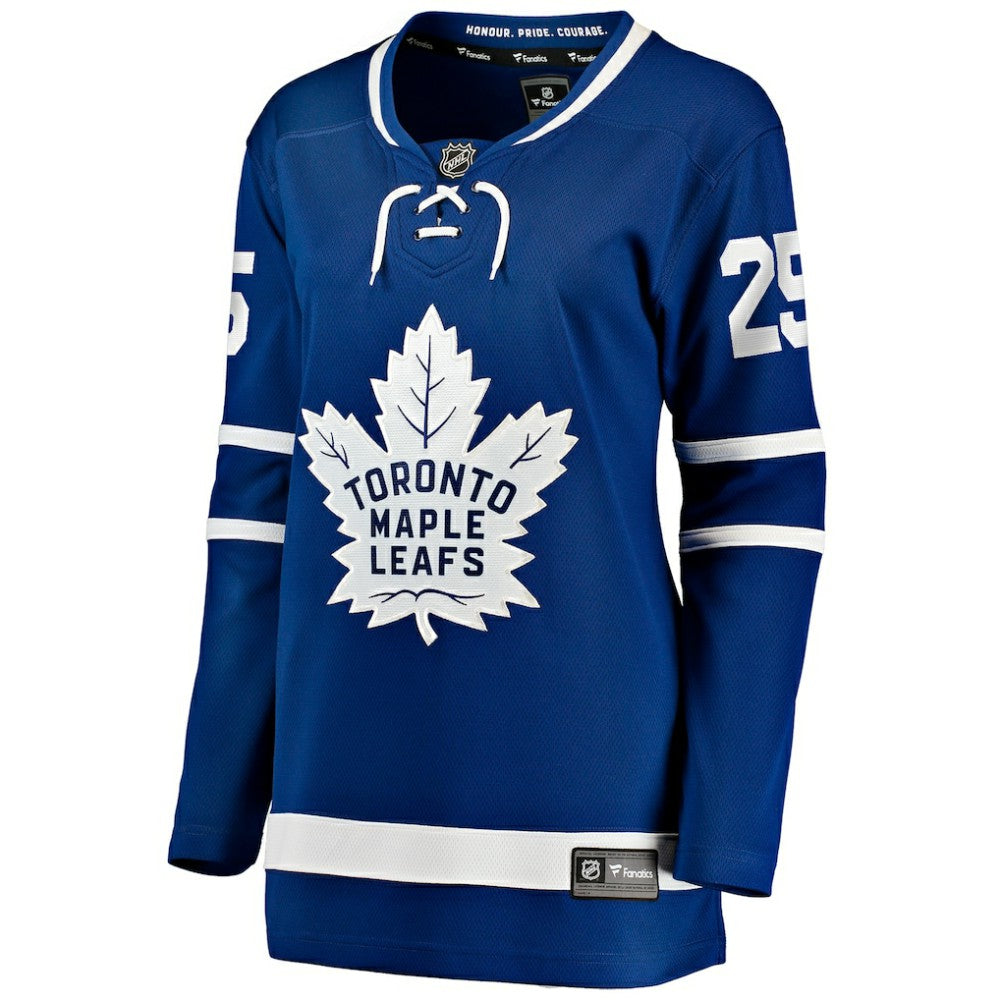 Brandon Carlo Toronto Maple Leafs Fanatics Women's Home Breakaway Player Jersey - Blue Jerseys