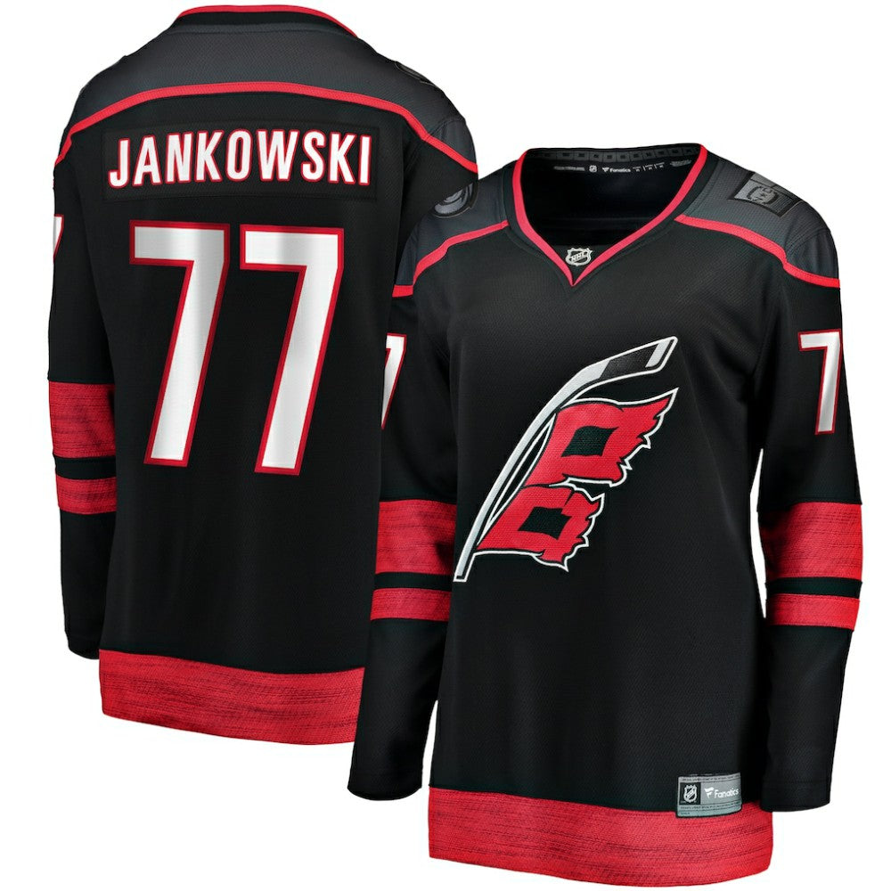 Mark Jankowski Carolina Hurricanes Fanatics Women's Home Breakaway Player Jersey - Black Jerseys