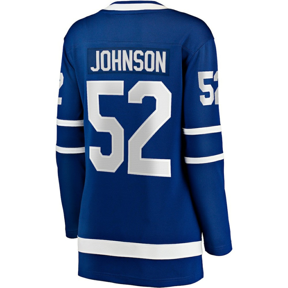 Reese Johnson Toronto Maple Leafs Fanatics Women's Home Breakaway Player Jersey - Blue Jerseys