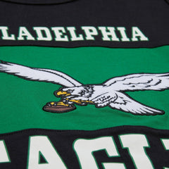 Philadelphia Eagles Retro Colorblock Tank Top - Black outlet