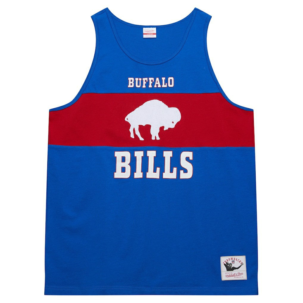 Buffalo Bills Retro Colorblock Tank Top - Royal on sale