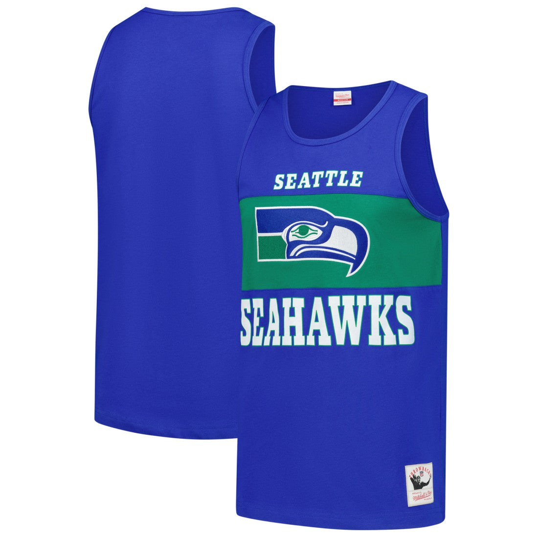 Seattle Seahawks Retro Colorblock Tank Top - Royal online