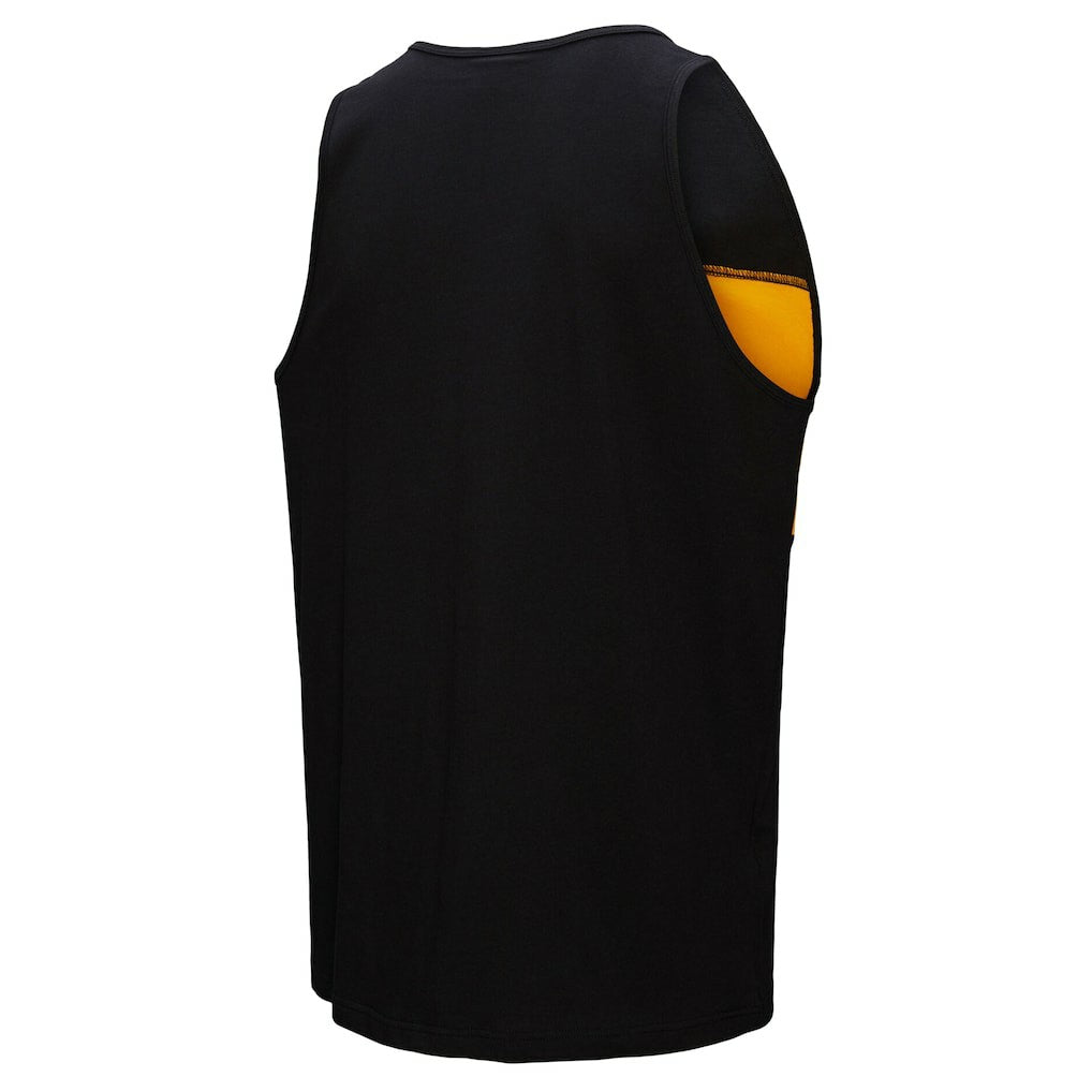 Pittsburgh Steelers Retro Colorblock Tank Top - Black outlet