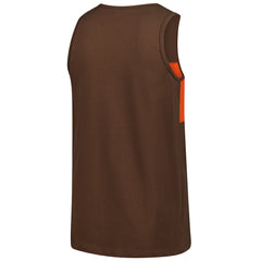 Cleveland Browns Retro Colorblock Tank Top - Brown cheap