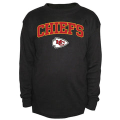 Kansas City Chiefs Big & Tall Thermal Long Sleeve Crew Neck T-Shirt - Black sale