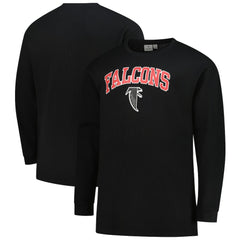Atlanta Falcons Big & Tall Throwback Thermal Long Sleeve T-Shirt - Black cheap