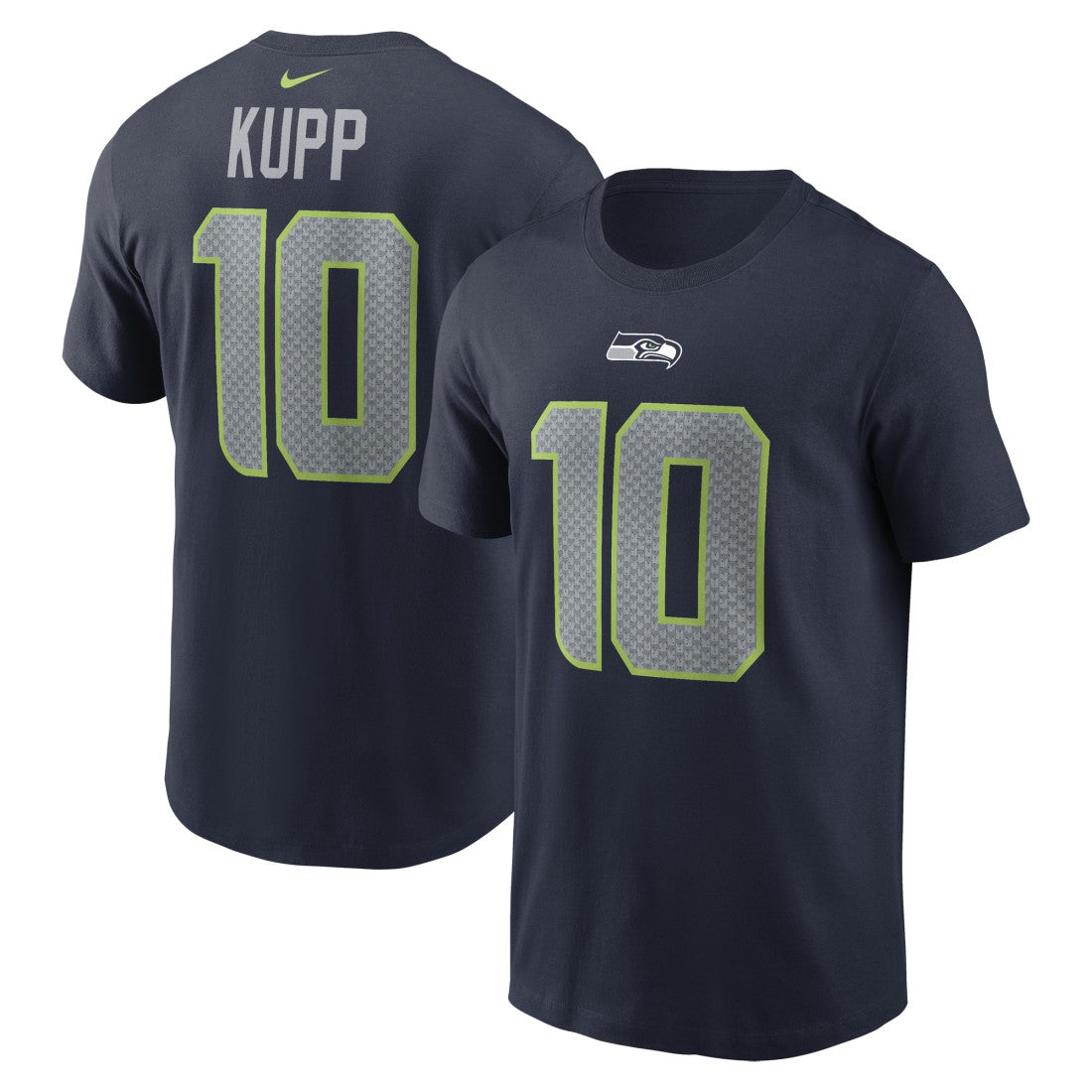 Cooper Kupp Seattle Seahawks Player Name & Number T-Shirt - College Navy on sale
