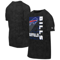 Buffalo Bills New Era Retro Logo Enzyme Washed Oversized T-Shirt - Black cheap