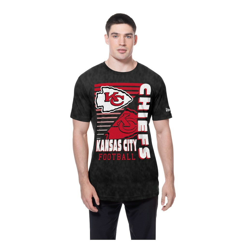Kansas City Chiefs New Era Enzyme Washed Oversized T-Shirt - Black for sale