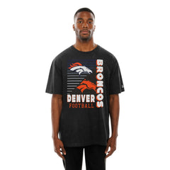 Denver Broncos New Era Enzyme Washed Oversized T-Shirt - Black for sale