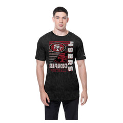 San Francisco 49ers New Era Enzyme Washed Oversized T-Shirt - Black cheap