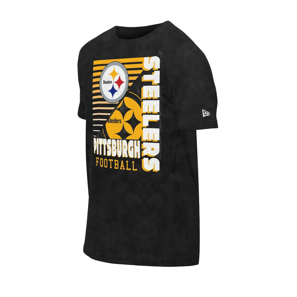 Pittsburgh Steelers New Era Enzyme Washed Oversized T-Shirt - Black outlet