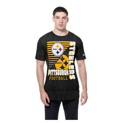 Pittsburgh Steelers New Era Enzyme Washed Oversized T-Shirt - Black outlet
