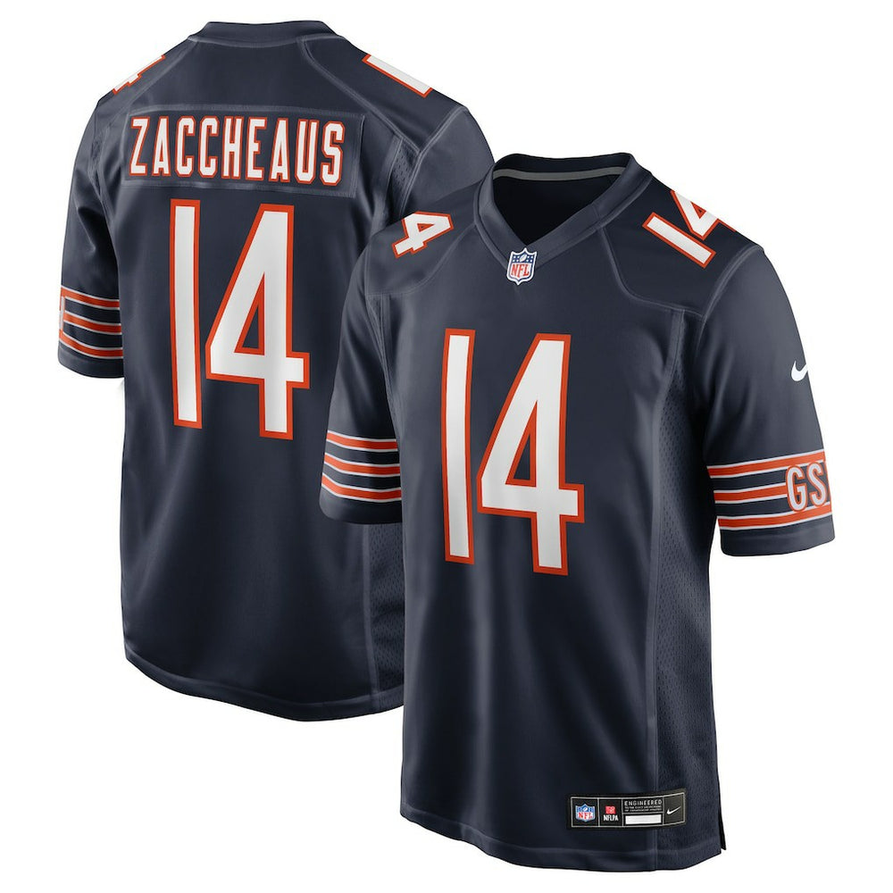 Olamide Zaccheaus Chicago Bears Team Game Jersey - Navy for sale