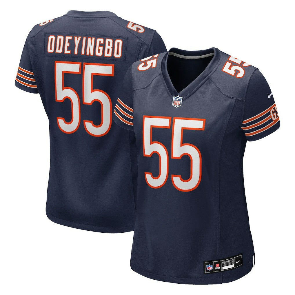 Dayo Odeyingbo Chicago Bears Women's Team Game Jersey - Navy for sale