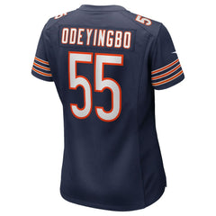 Dayo Odeyingbo Chicago Bears Women's Team Game Jersey - Navy for sale