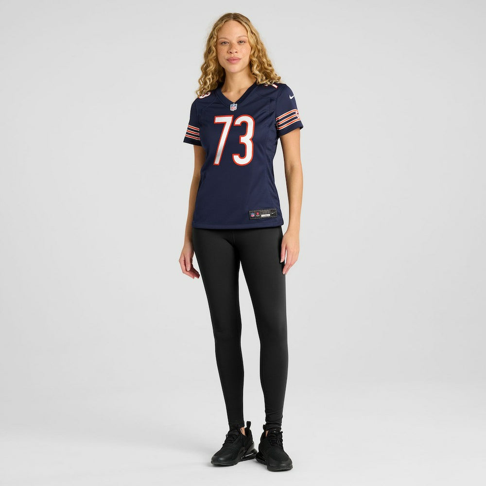 Jonah Jackson Chicago Bears Women's Team Game Jersey - Navy cheap