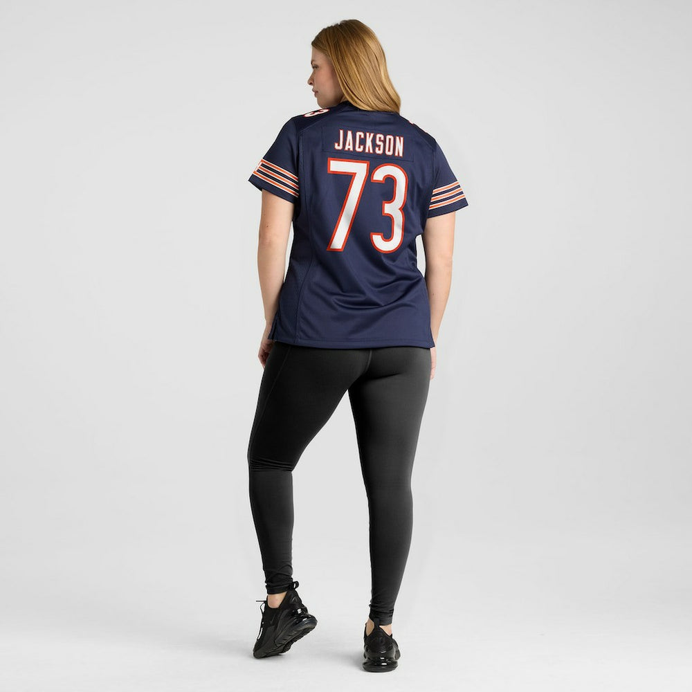 Jonah Jackson Chicago Bears Women's Team Game Jersey - Navy cheap