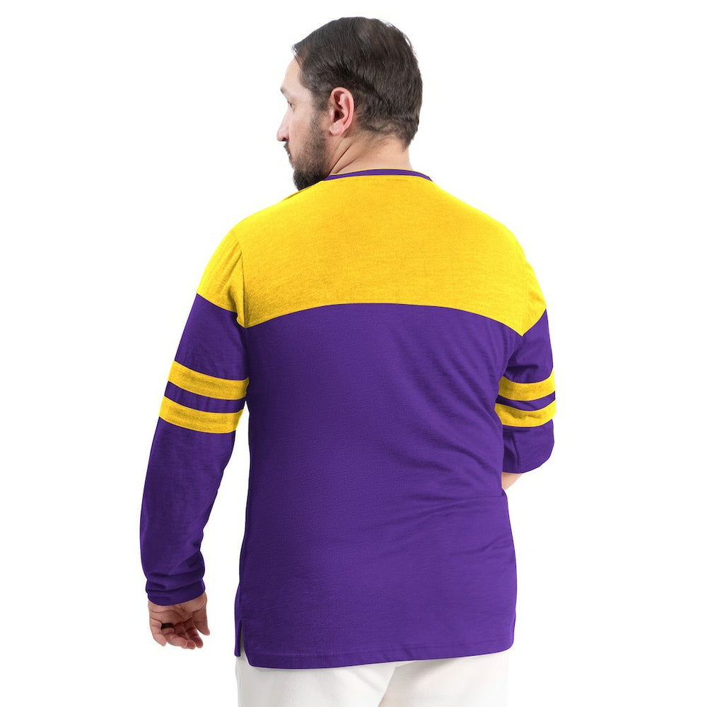 Minnesota Vikings G-III Sports by Carl Banks Adaptive Outlast Long Sleeve T-Shirt - Purple/Gold discount