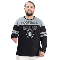Las Vegas Raiders G-III Sports by Carl Banks Adaptive Outlast Long Sleeve T-Shirt - Black/Silver sale
