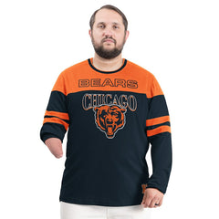 Chicago Bears G-III Sports by Carl Banks Adaptive Outlast Long Sleeve T-Shirt - Navy/Orange on sale
