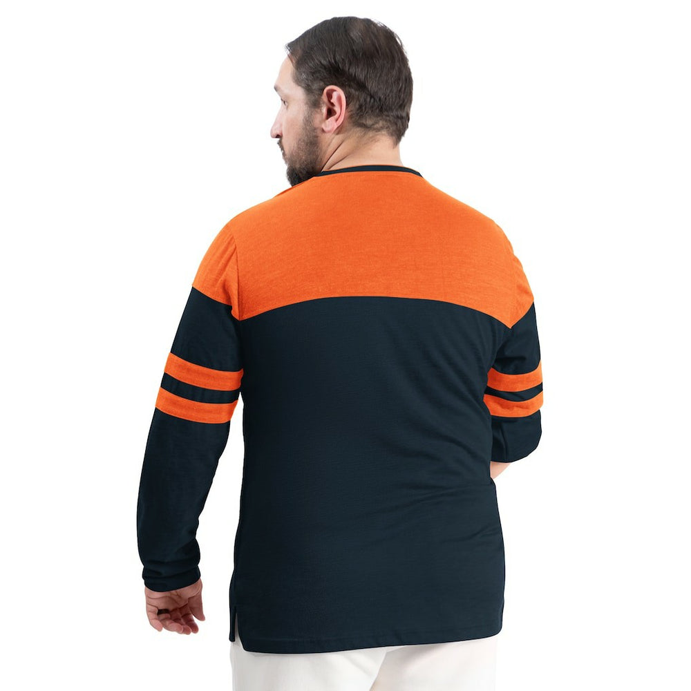 Chicago Bears G-III Sports by Carl Banks Adaptive Outlast Long Sleeve T-Shirt - Navy/Orange on sale