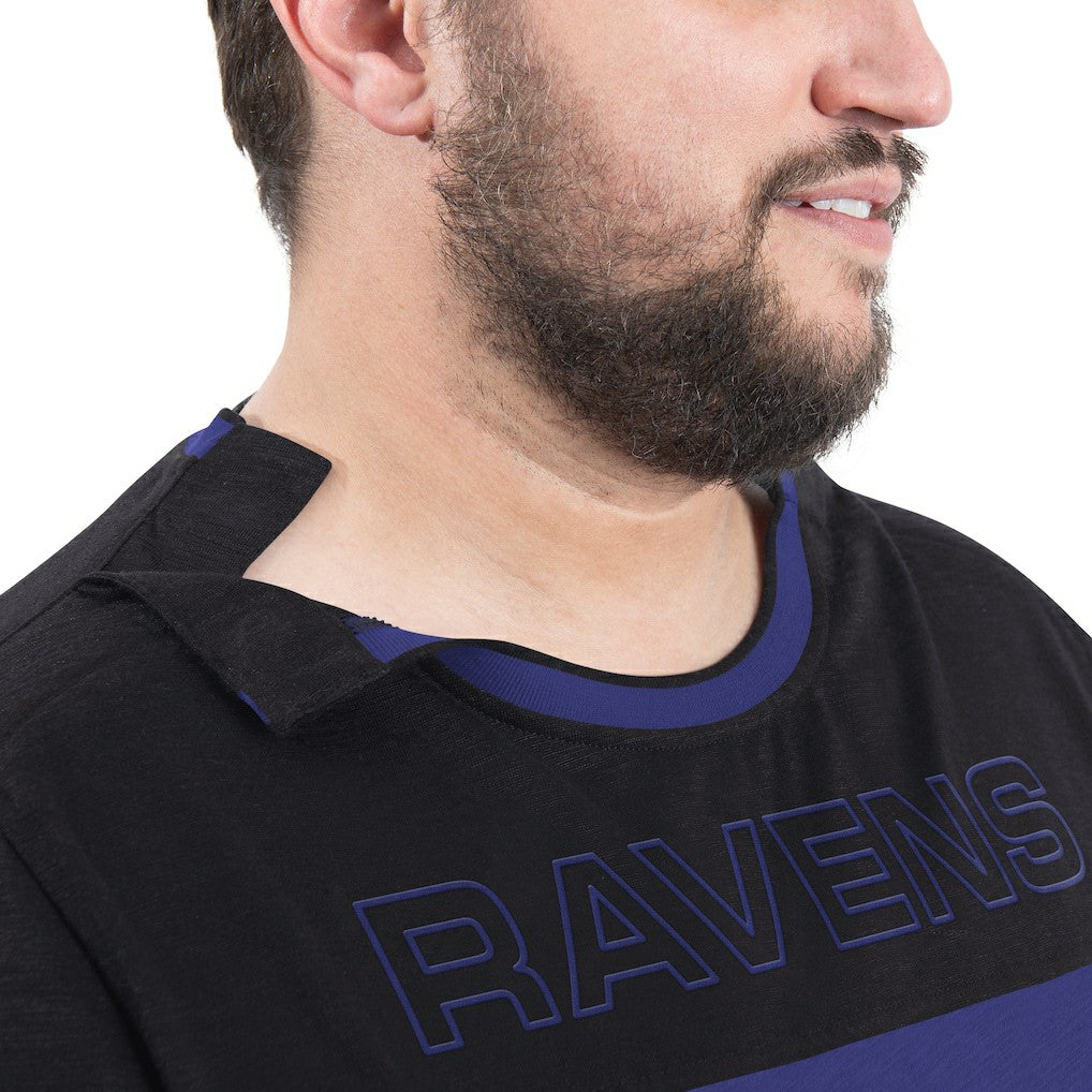 Baltimore Ravens G-III Sports by Carl Banks Adaptive Outlast Long Sleeve T-Shirt - Purple/Black cheap