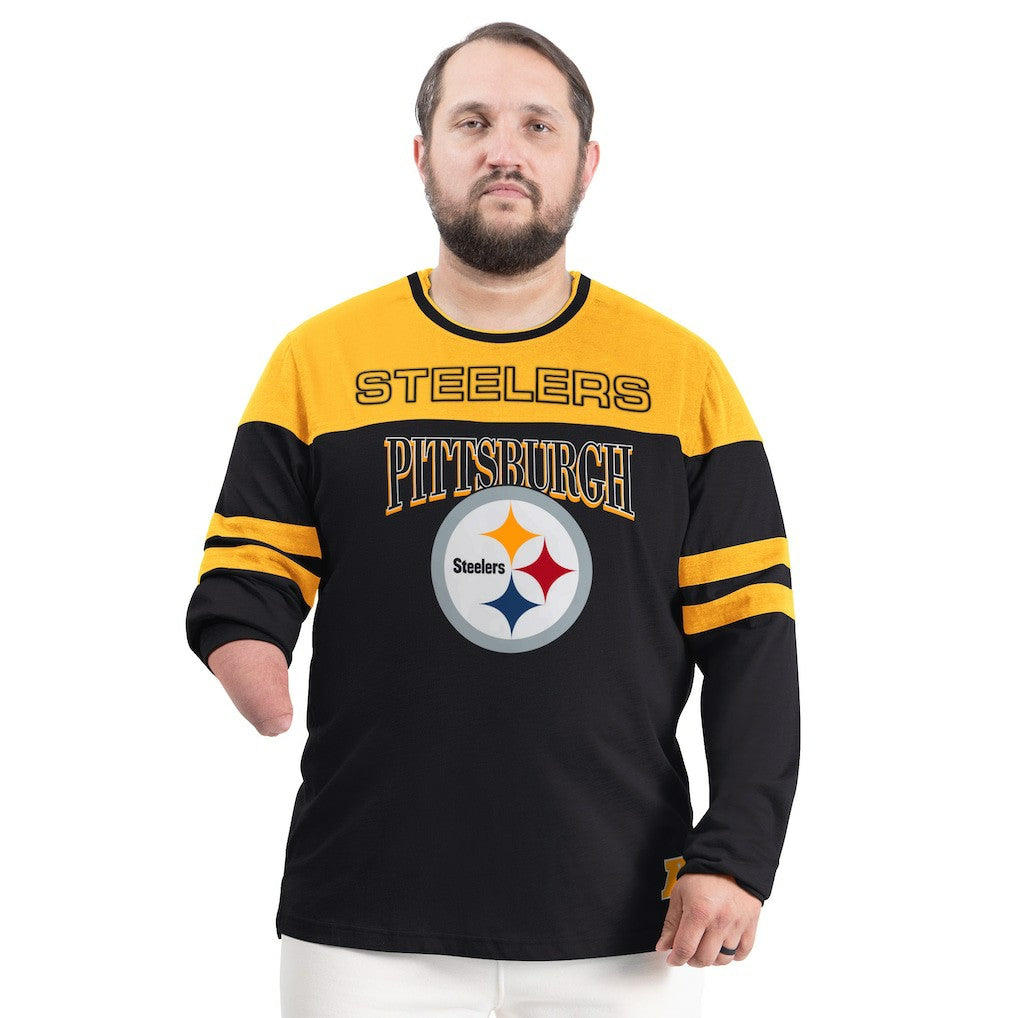 Pittsburgh Steelers G-III Sports by Carl Banks Adaptive Outlast Long Sleeve T-Shirt - Black/Gold sale