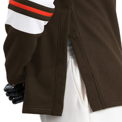 Cleveland Browns G-III Sports by Carl Banks Adaptive Lord Stanley Crewneck Sweatshirt - Brown discount
